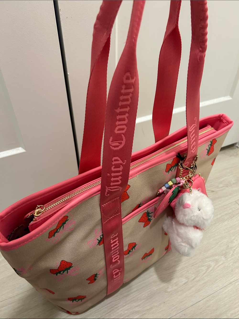 Juicy Couture Exclusive (NWT) Strawberry Festival Tote Bag - Picture 7 of 14